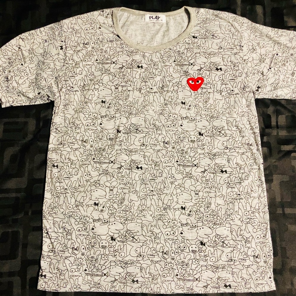 Comme Des Garcons PLAY X Matt Groening T-shirt